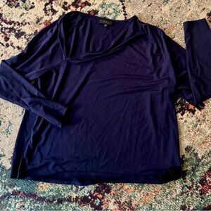 Eloquii Deep Blue Women's Blouse